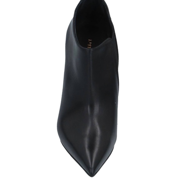 NIB Le Silla Black Leather Booties 38 EU - Picture 4 of 5